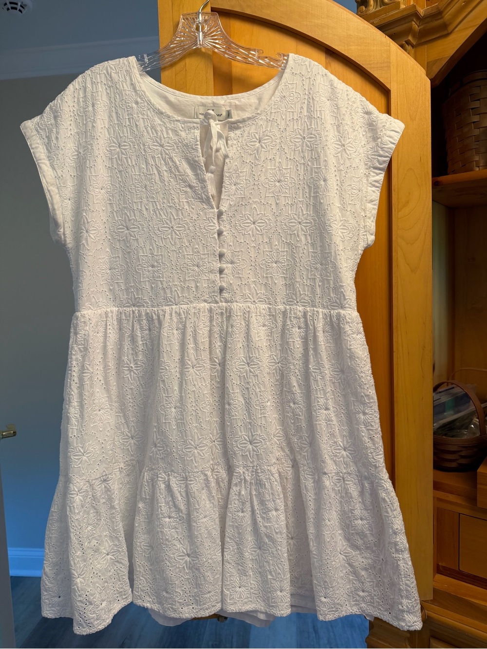Vineyard Vines Island Eyelet Swing Dress - Large